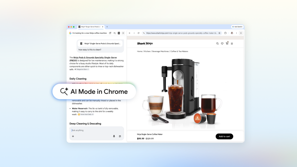Chrome’s AI Mode Finally Makes Tab Hopping Obsolete